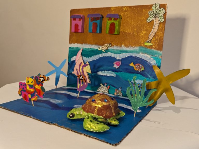 3D Diorama depicting the Great Barrier Reef